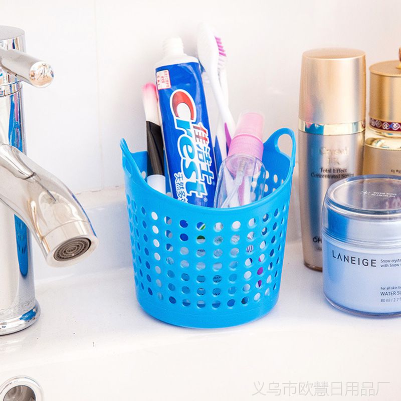 TY創(chuàng)意便攜圈圈網(wǎng)孔桌面收納籃 小巧實(shí)用，輕松整理生活